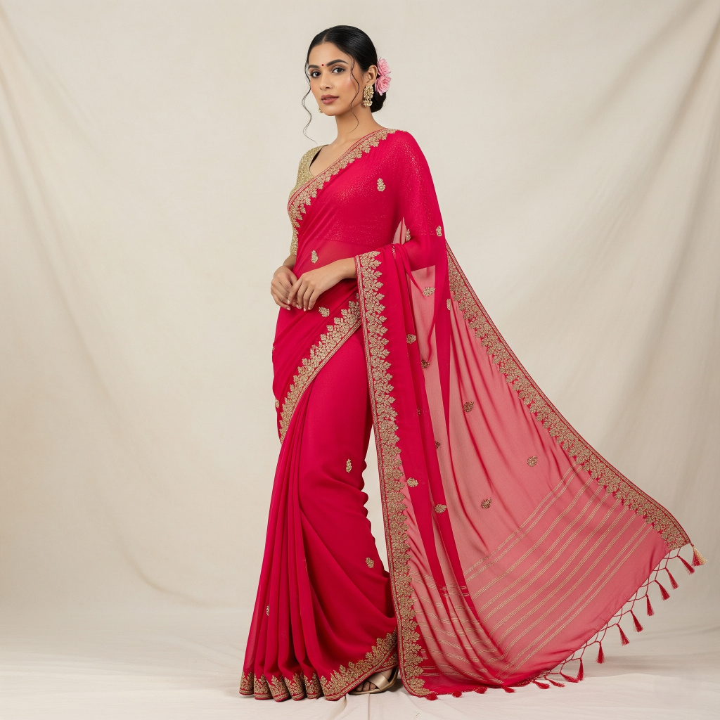 Net Saree