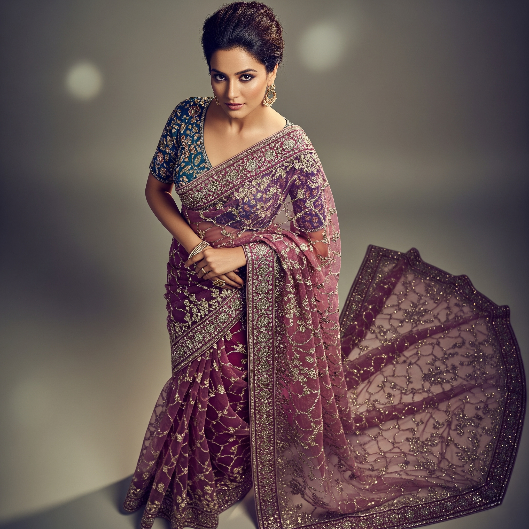 Organza Saree
