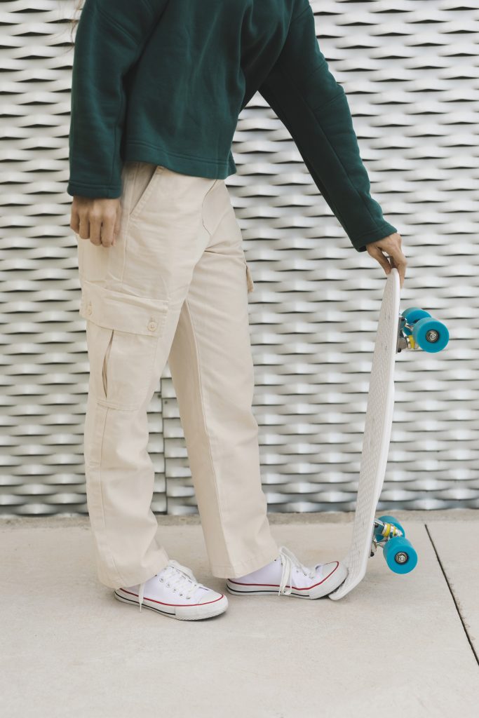 Loose cargo pants for men
